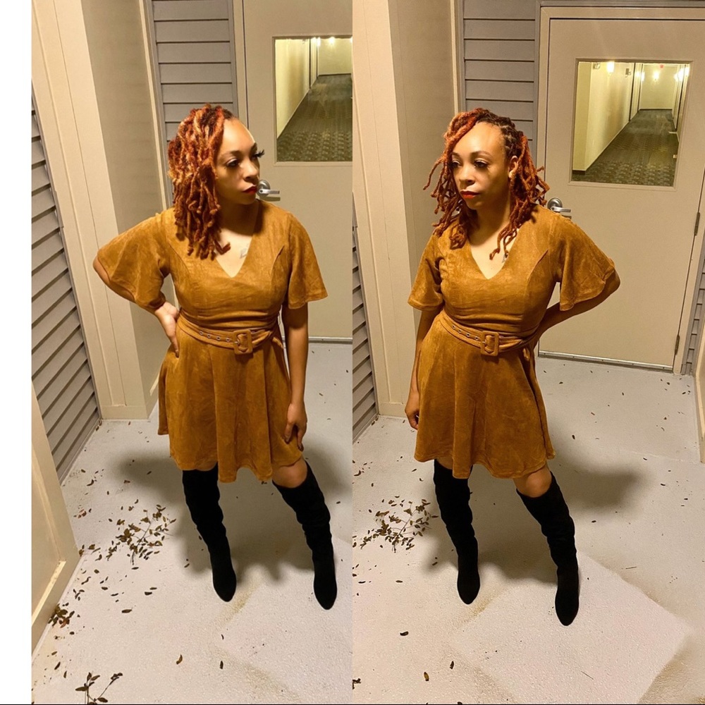 Flawless Suede Dress